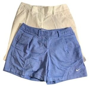 2 pairs of shorts, Nike Golf and Addidas Climate size 4